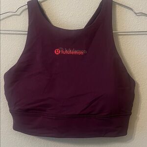 lululemon athletica Deep Plum High-Neck Sports Bra